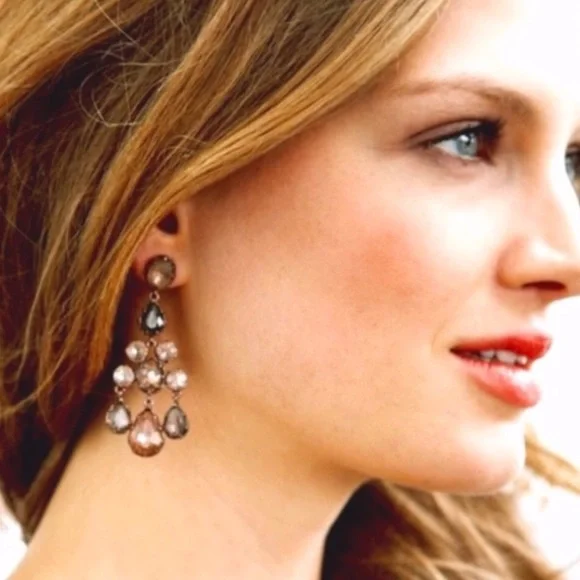 Stella & Dot | Vintage Champagne+Citron+SmokeyQaurtz Retired Estate Chan… - Picture 2 of 6